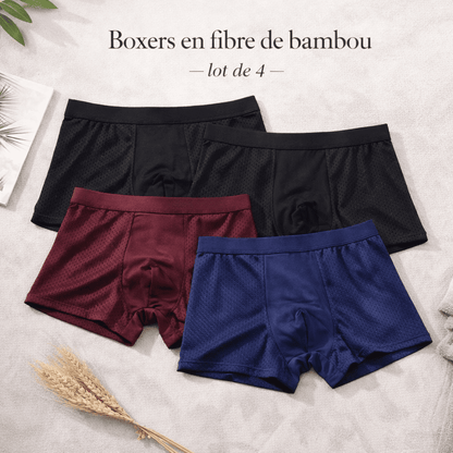 Boxers Homme en Fibre de Bambou